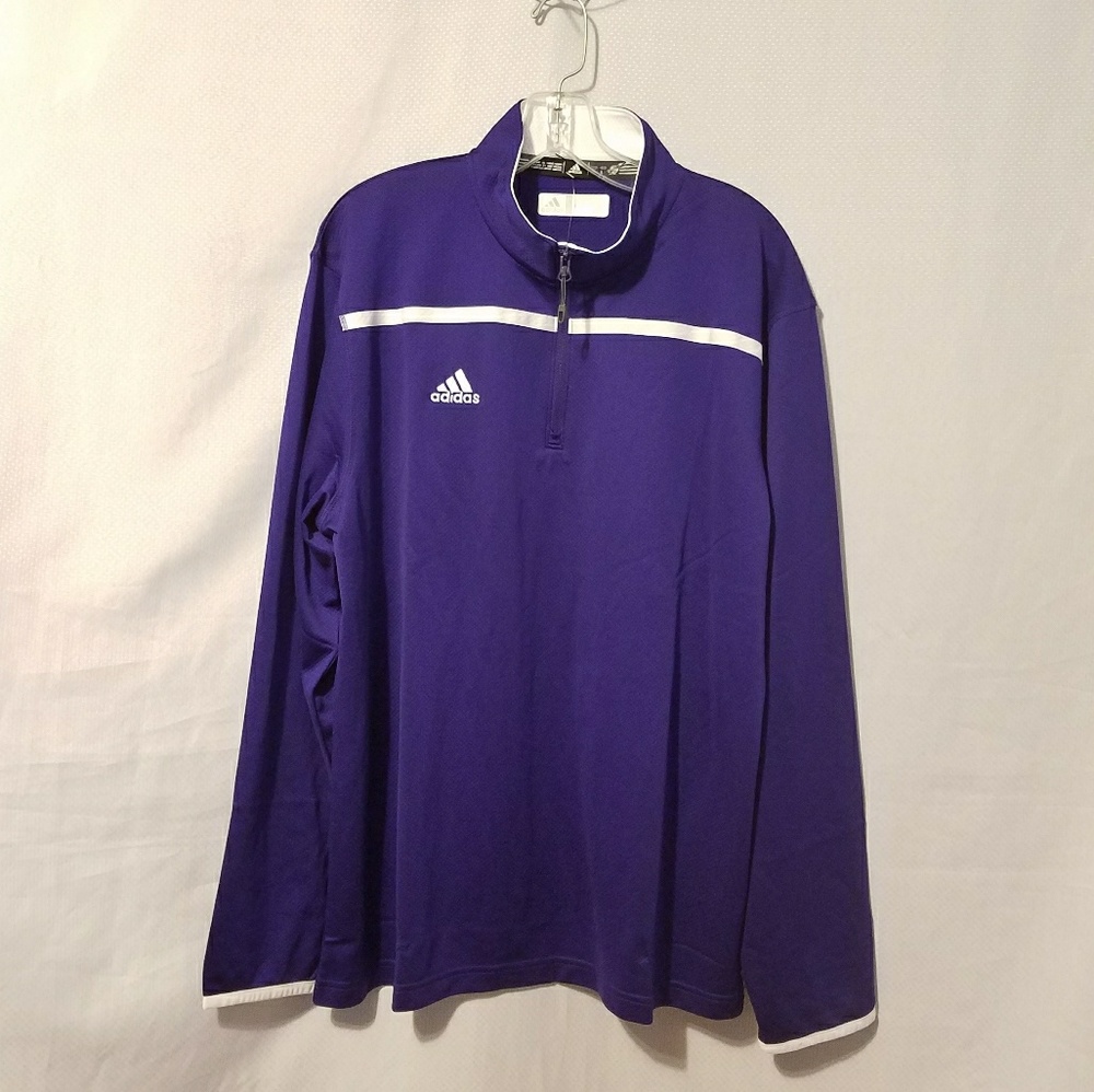 Adidas Men's zip knit sweater